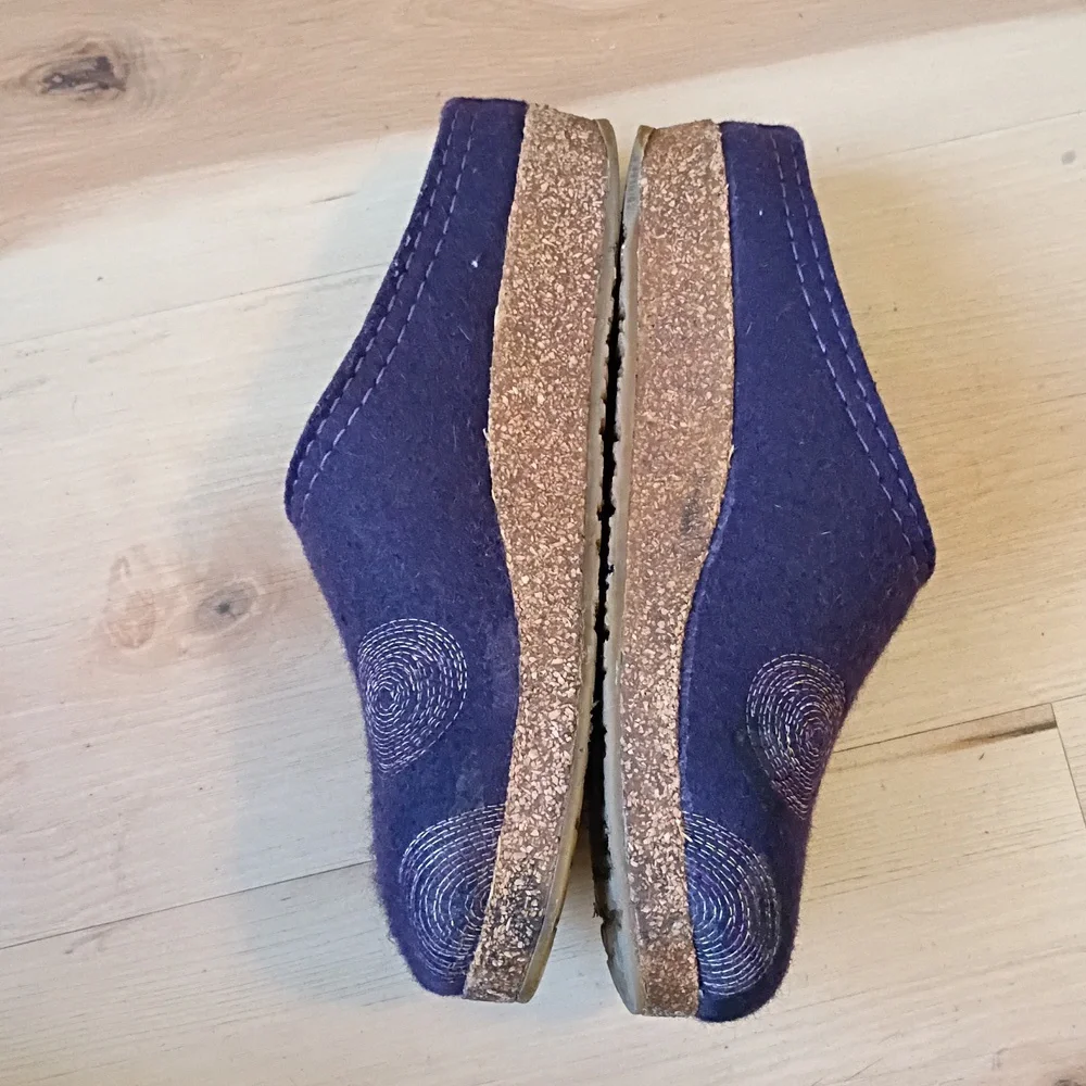 Haflinger Women's Purple Slippers - Picture 3 of 8